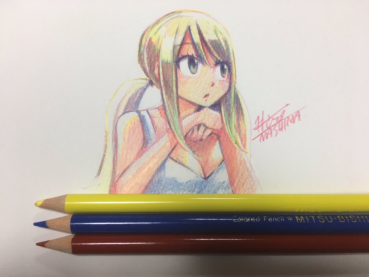 真島ヒロ 3色の色鉛筆で描くの初挑戦 思ってたより難しい
