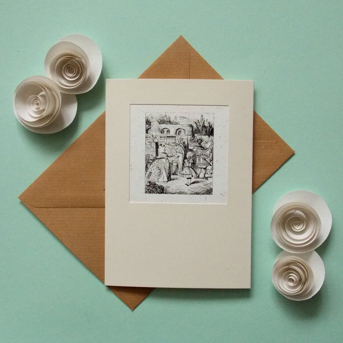 GreenDreamCrtv's tweet photo. Alice in Wonderland card, hand made greeting card, blank,… https://t.co/9Q1f7nzm4p #smallbusiness #CardForGirlfriend https://t.co/EIxffeP4Do