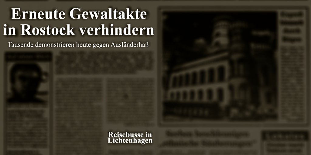 Die #NNN <a href="/NNNonline/">NNN.de</a> vom 29.08.1992 titelte #lh92 #Rostock #Lichtenhagen