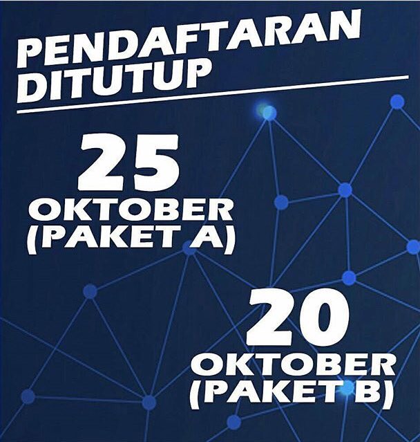 Selamat siang sahabat ekonomi! Sudah h-1 pendaftaran Olimpiade ekonomi nasional 2017 nih.
Yuk simak langkah - langkah pendaftaran nya 😊
