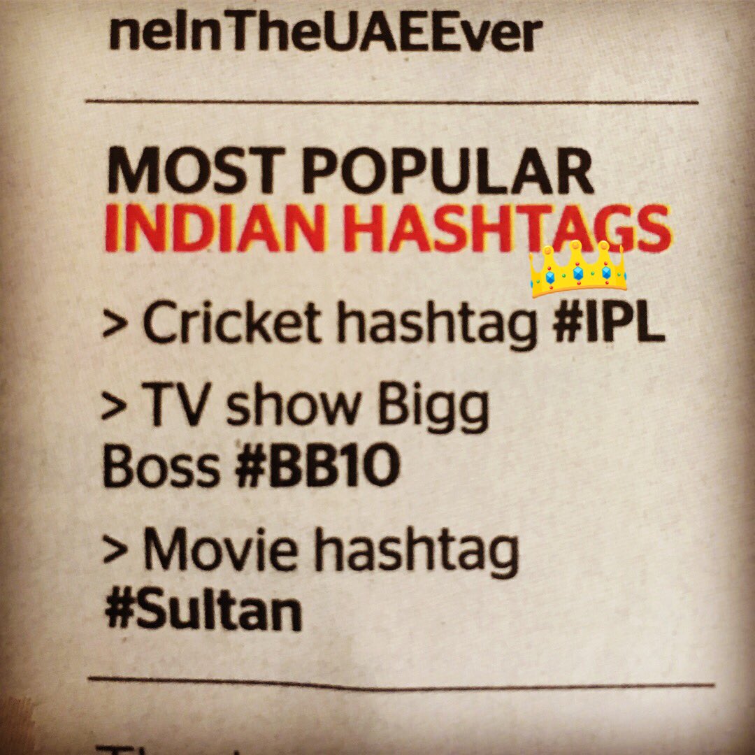 LalitKModi's tweet photo. Wow! #ipl among the most popular #indian #hashtags Super way to start the day for the #iplfounder #happybirthdayhashtag https://t.co/ECDPlojphi