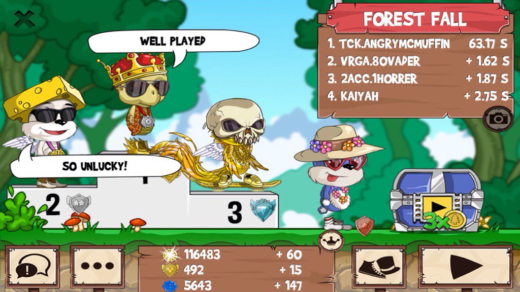 funrun2page's tweet photo. Get on my level, son! #funrun2 #80vader #1HoRrer #Kaiyah https://t.co/bFQ3fRJE9E