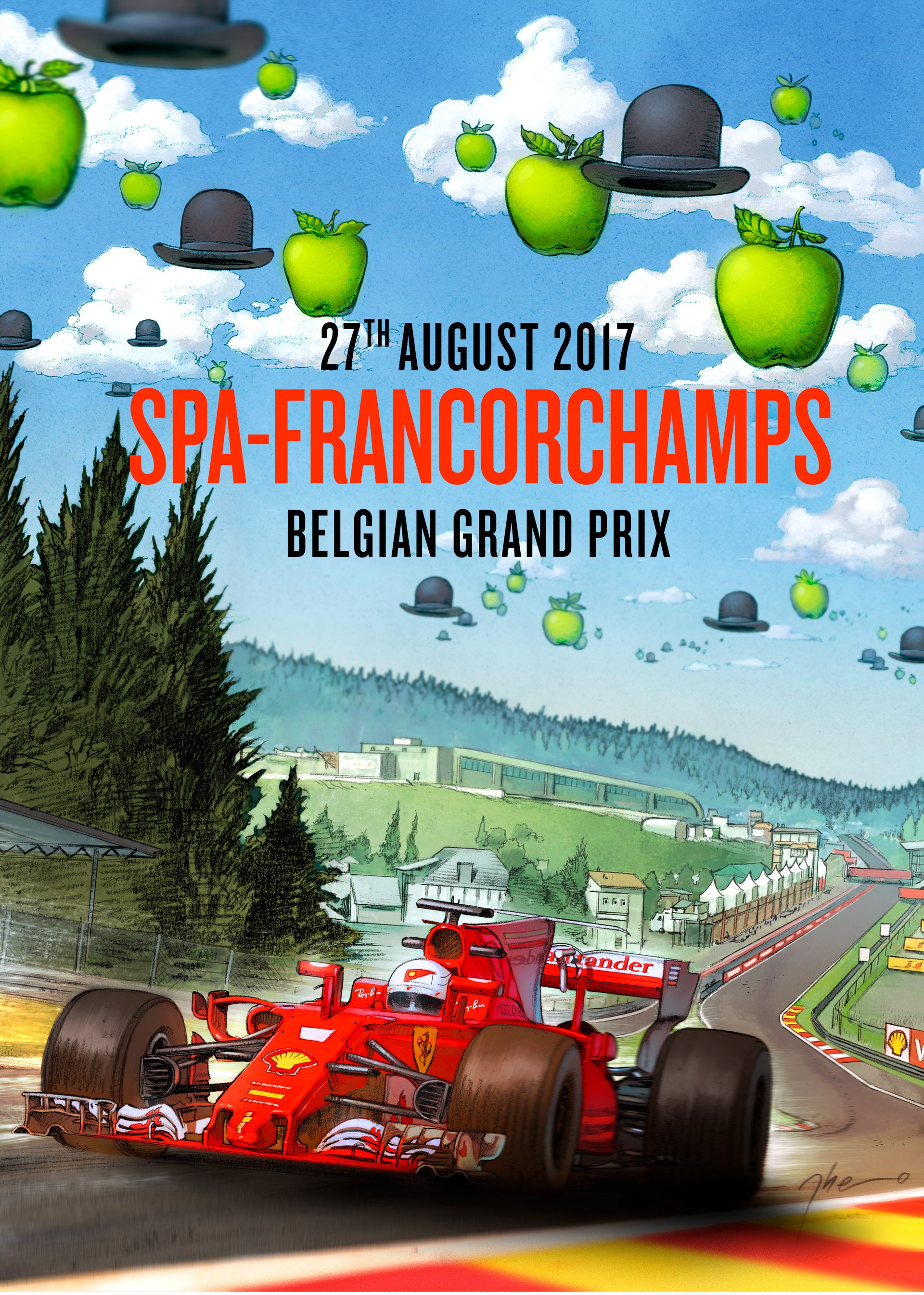 Scuderia Ferrari Cover Art By Theo Belgiangp T Co Dd30y7var1 Twitter
