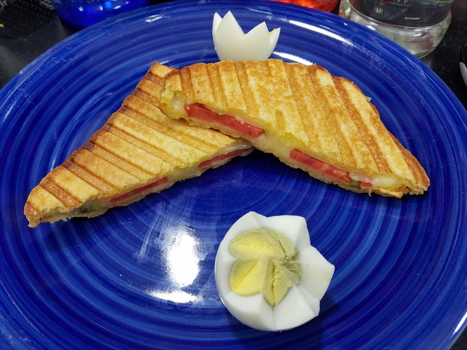 Egg and Panini 😍 https://t.co/Wcm53Zx5NS<a href="/tag/foodie"class="tags"><span>#foodie</span></a><a href="/tag/foodporn"class="tags"><span>#foodporn</span></a><a href="/tag/camgirllife"class="tags"><span>#camgirllife</span></a>
