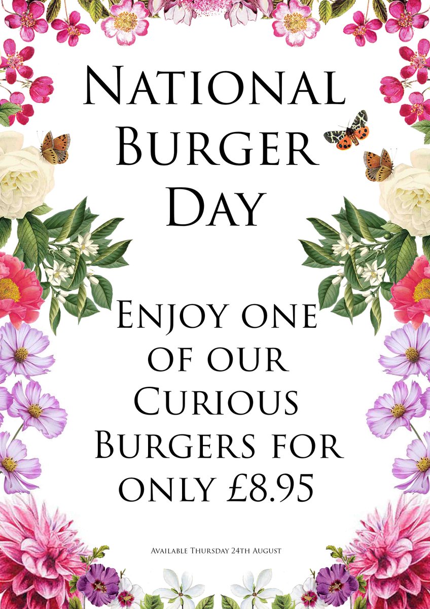 LMArms's tweet image. Happy National Burger Day!🍔🎉
We would happily spend a day celebrating food, so come and join us for a burger! #NationalBurgerDay