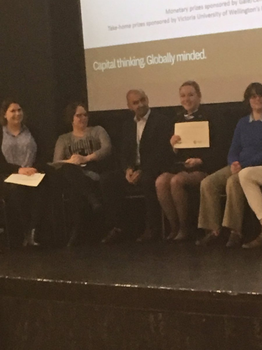 Hat trick! Massey wins the #3MT! Go Courtney! <a href="/MasseyUni/">Massey University</a>