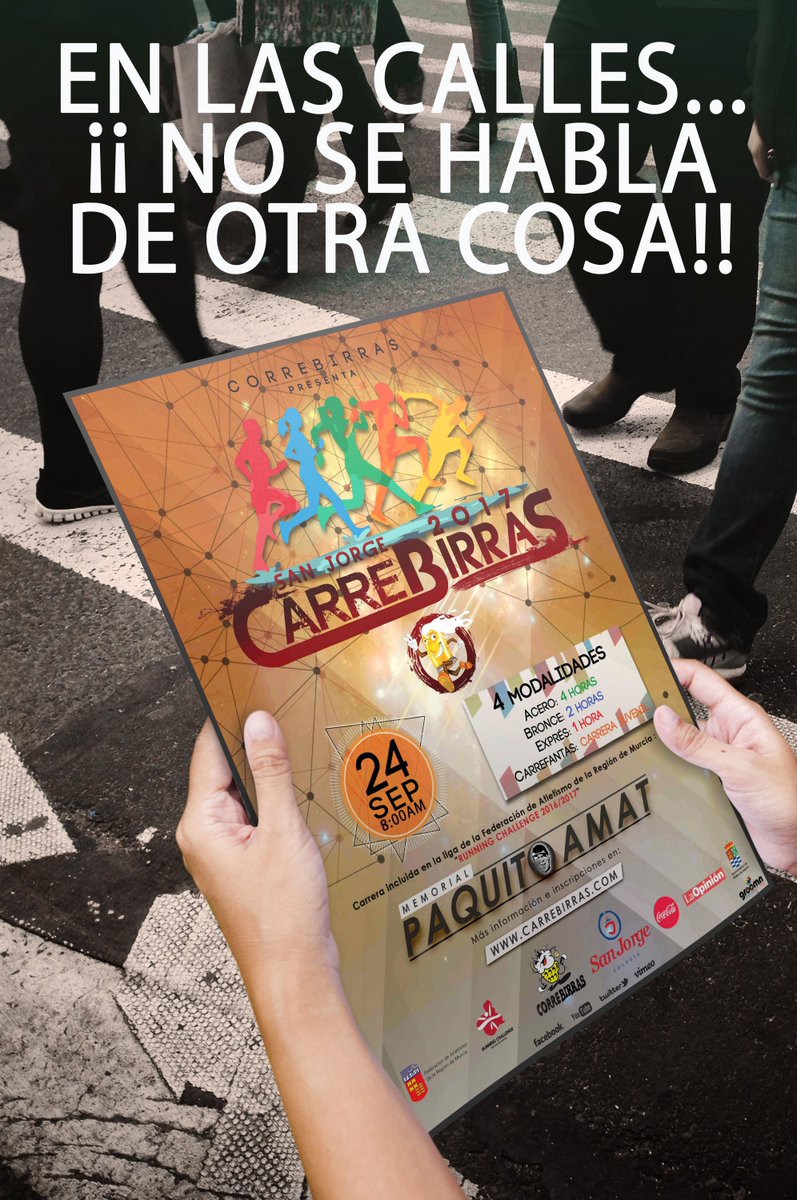Correbirras's tweet photo. #Carrebirras 2017. Solo faltan días!! https://t.co/XrCeTdyZLe