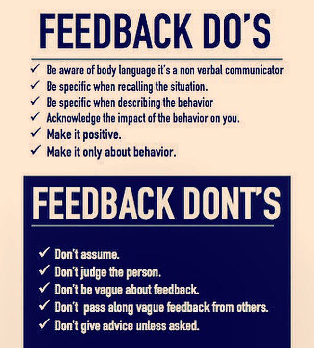 BreakfreeT's tweet image. Feedback Dos / Donts 

#coachingfeedback #coachingtips #feedbacktips #feedback
