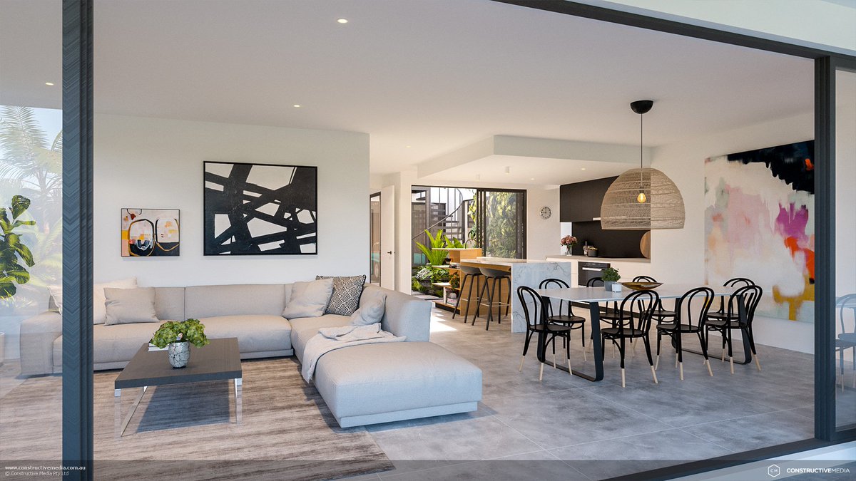 constmedia's tweet image. The Santa Monica design by Residential Attitudes, as depicted in our CG render! Want to see more? Visit residentialattitudes.com.au/virtualreality/