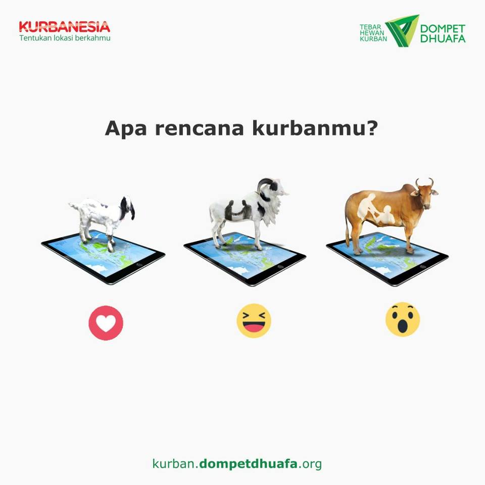 Hari Raya Idul Adha perlahan menghampiri kita, sdh ada ada rencana mau berkurban apa ? #Kurbanesia <a href="/tebarkurban/">Tebar Hewan Kurban</a>
