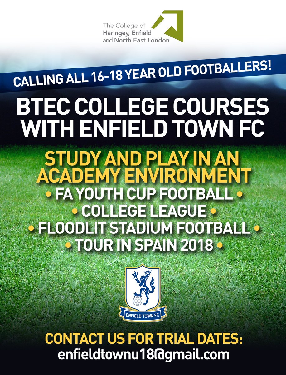 It's #gcseresultsday. How did you do? We wish all students in #enfield good luck. Looking to study a #BTEC why not combine it with us. ⚽️💯