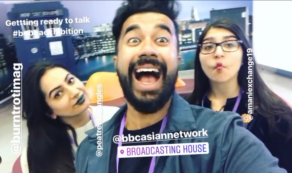 about to go on @bbcasiannetwork with @awanzain @Amaniexchange19  💖