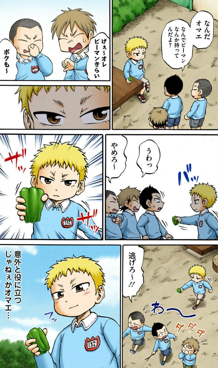 少年とピーマン 