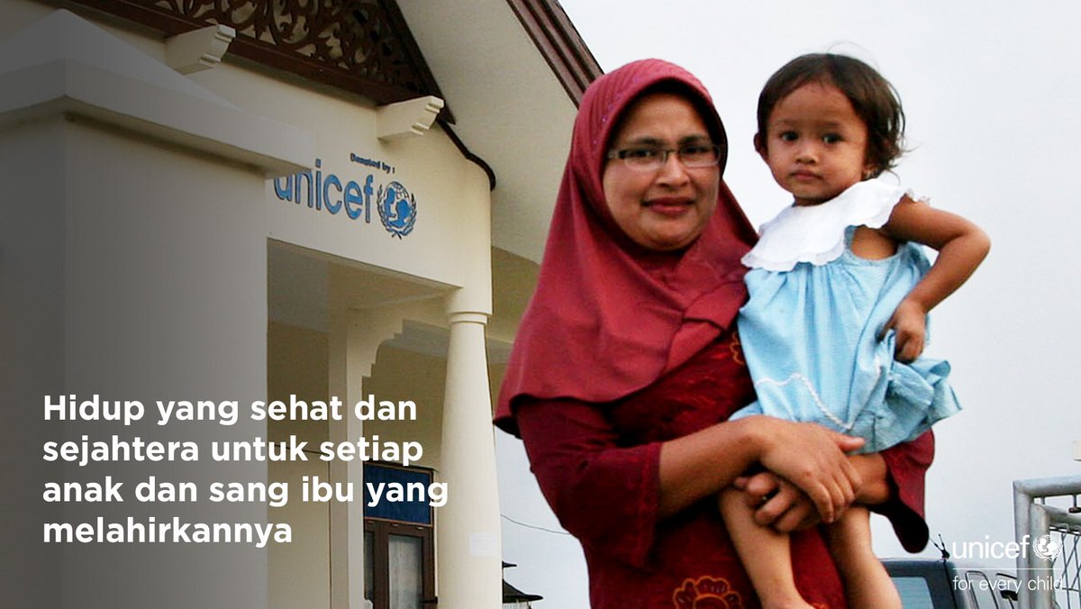 UNICEFIndonesia's tweet photo. Tidak boleh ada ibu dan anak yang meninggal akibat masalah kesehatan yang sebenarnya bisa dicegah. RT jika kamu setuju. https://t.co/nx6OkCCLdQ