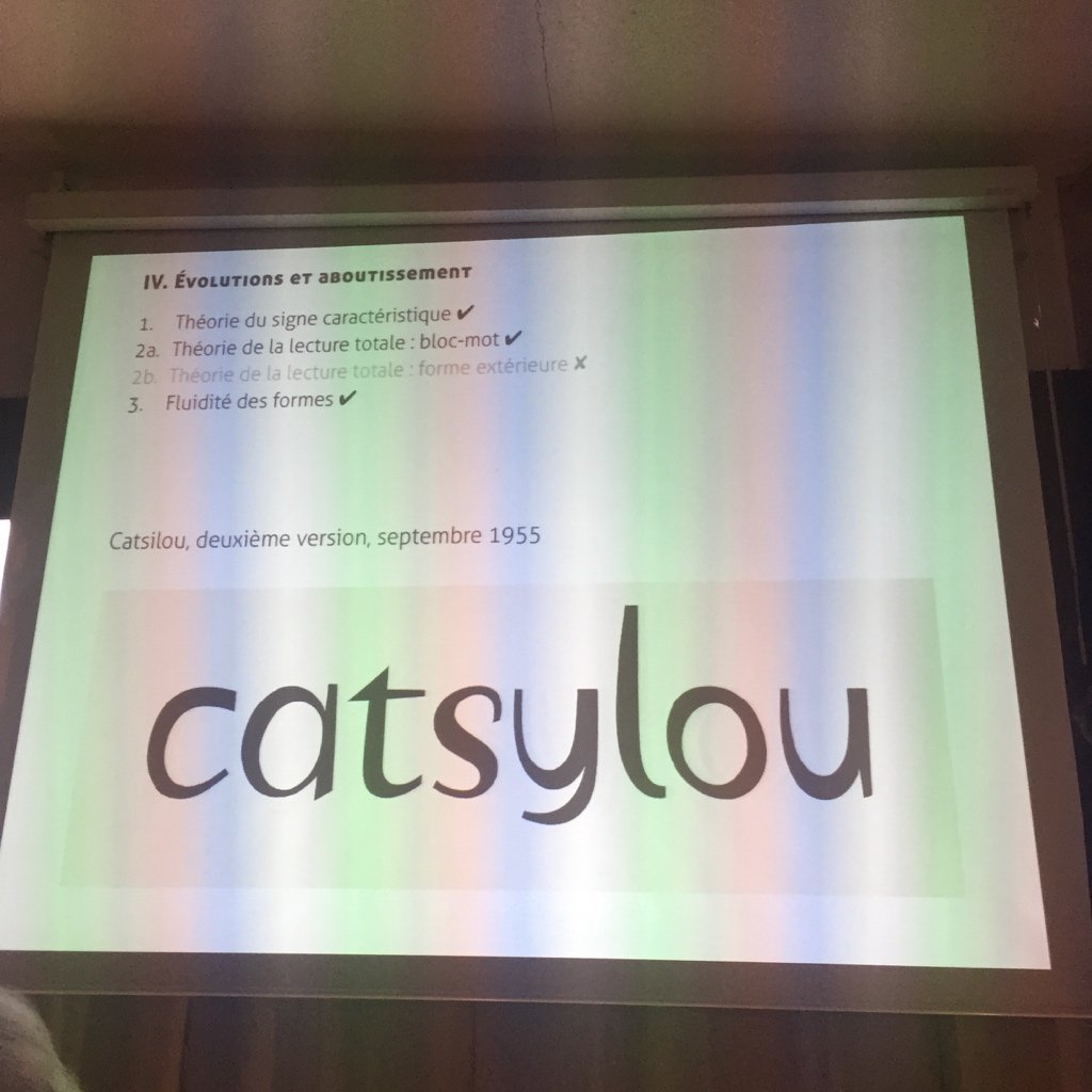 AnthonyMasure's tweet photo. Passionnante mise en perspective de @bruno_bernard à #Lure2017 des théories de #Excoffon partiellement incarnées dans l’Antique Olive https://t.co/RXAwA9X2rc
