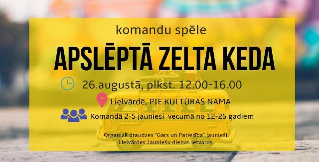 Jauniešu dienas ietvaros!☺🤘🏻🎉 Vēl tikai 4 dienas! Tiekamies! 😇