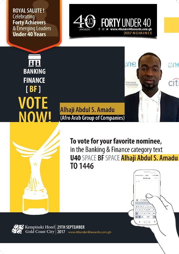 Gh_Mbk's tweet photo. @40under40awards @AfroArabGRP_GH #chairman1 #40under40awardsgh https://t.co/T3BZxFKq7a