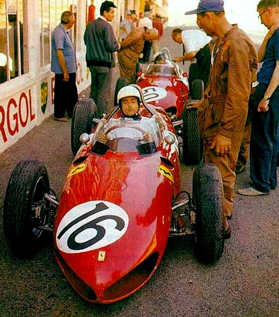 zdravkost's tweet photo. Phil Hill in Ferrari 156 scored his 4th pole position, and 5th fastest lap in #F1 at Reims. 1961 #ACFGP (Photo via @RTR_MotoGP) https://t.co/pP1WG6mXVh