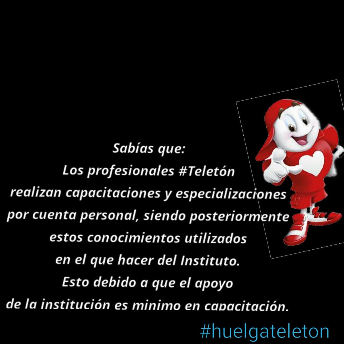 lebasinarablob's tweet photo. @sindprofteleton 
Seguimos en #huelgaTeleton... acá algunos datos. Favor apoyar y difundir. Gracias https://t.co/upZySry4im