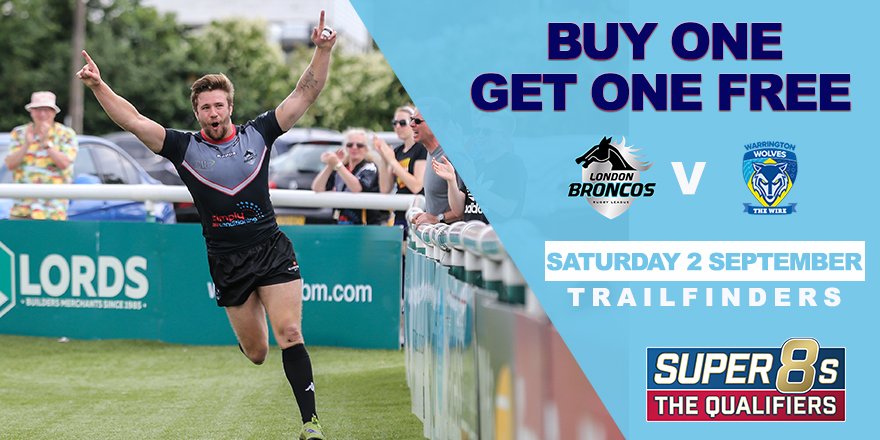 🚨 THE BIG ONE - get TWO FOR ONE tickets to <a href="/wolvesrl/">#uptheVikings</a> on Saturday 2 September 🚨

TODAY ONLY 👉 bit.ly/Wire241