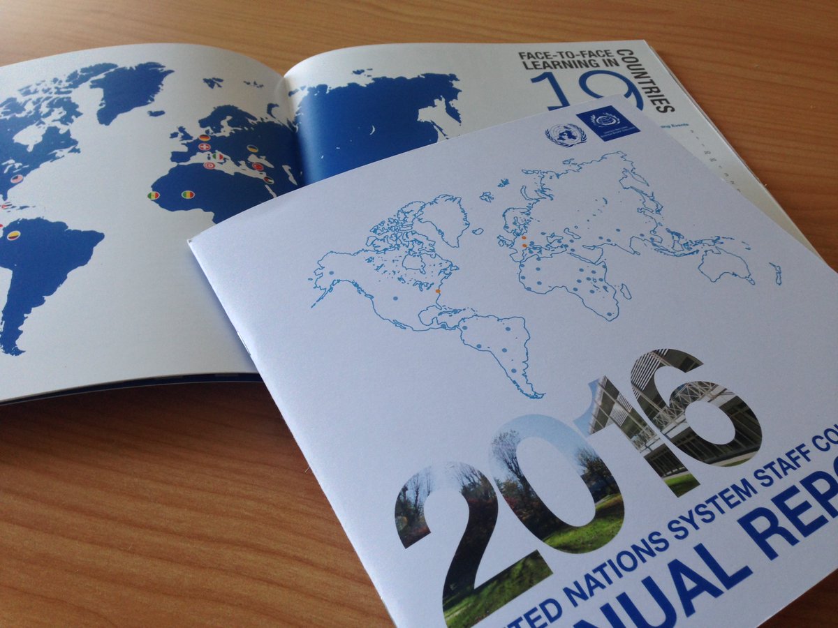 EcommerceGuruIT's tweet photo. anche quest'anno abbiamo realizzato l'annual report di United Nations System Staff College - UNSSC #comunicazione #unscc https://t.co/CV814anUoN