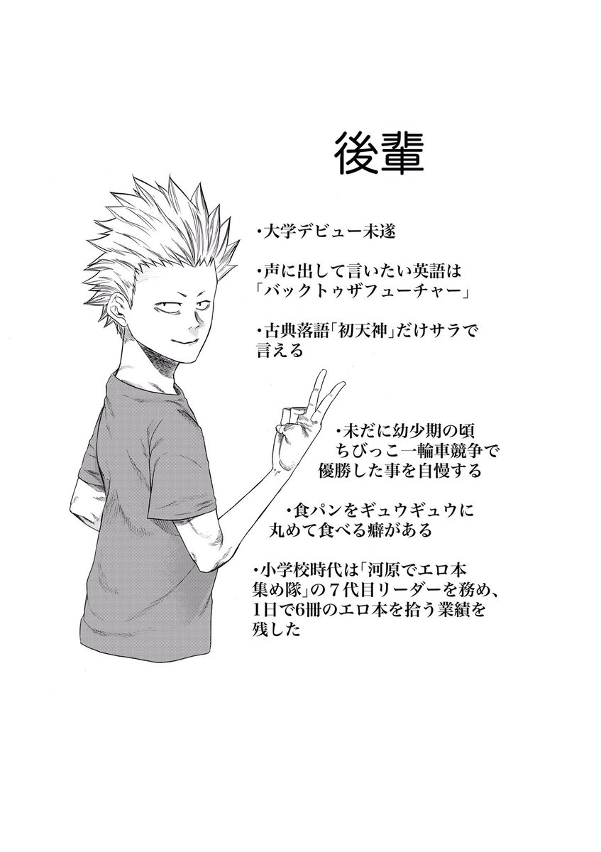 キャラクター紹介
後輩編 