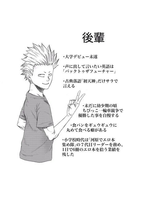 キャラクター紹介
後輩編 