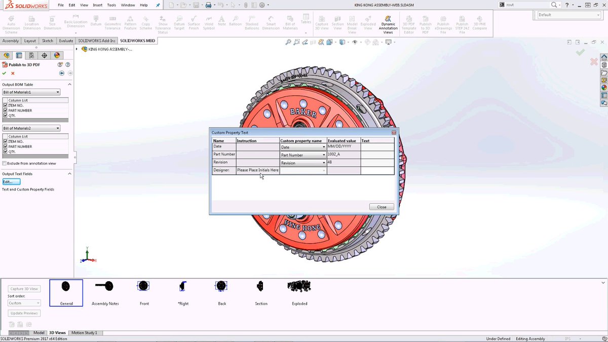 eurosolidkft's tweet photo. Használj 3D PDF-eket a jobb kommunikációért! #SOLIDWORKS #MBD #modellbaseddefinition #manufacturing https://t.co/feAMz2SMd2 https://t.co/vazdby21wm
