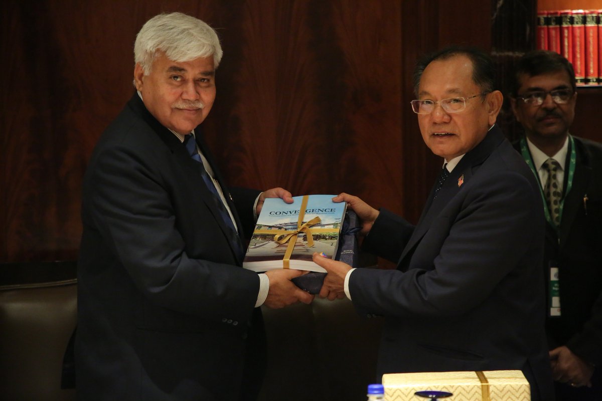 TRAI's tweet image. LOI signed @TRAI &amp;amp; @SKMM_MCMC in the fields of telecom &amp;amp; broadcasting; this would help foster mutual cooperation &amp;amp; bilateral relations.