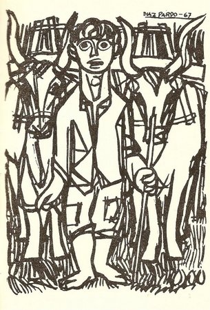 Memorias dun neno labrego.
Ilustracións de Isaac Díaz Pardo.