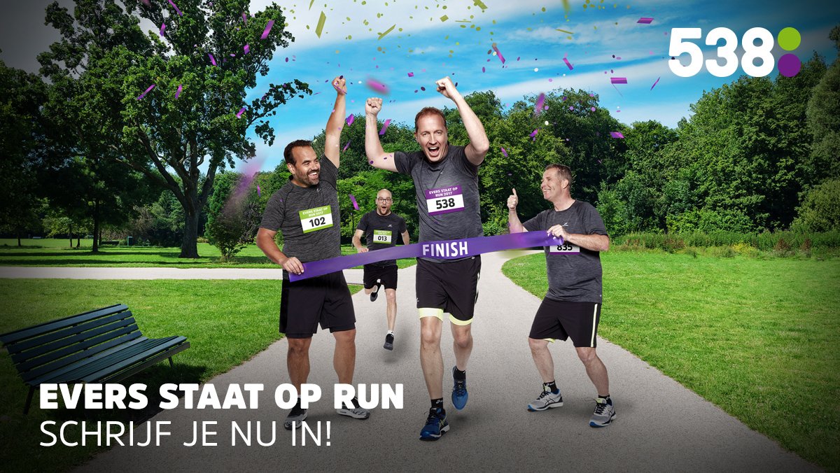 Het gaat echt gebeuren: De #EversStaatOpRun! Schrijf je nu in en haal je startnummer bij @IntersportNL! 🏃💪 > 538.to/2uY1enW