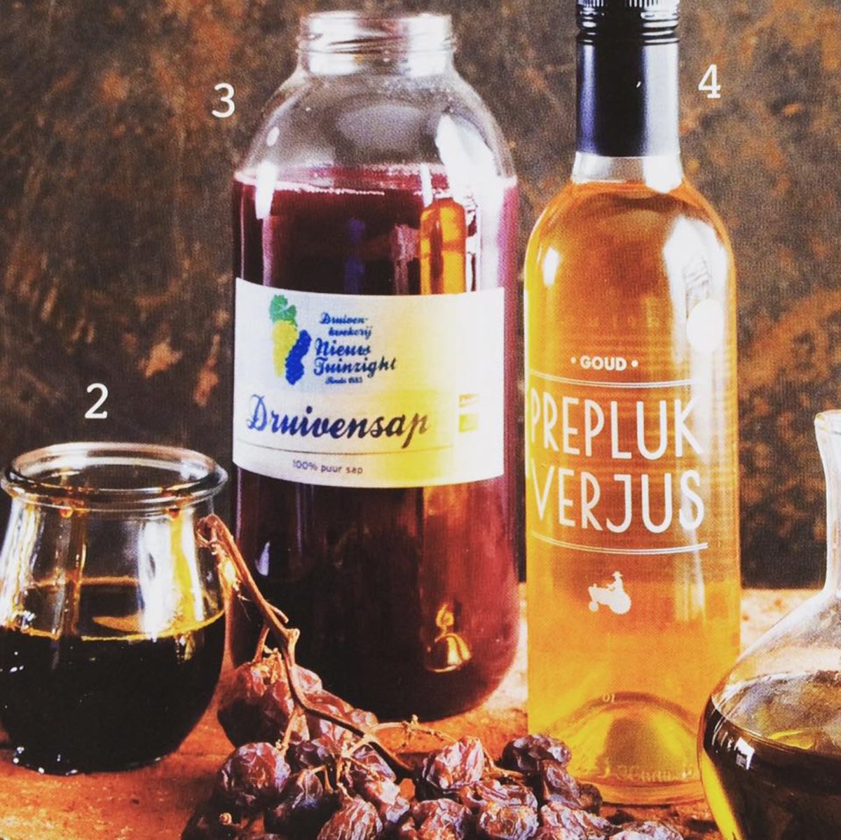 Alles van de druif! Lees het in <a href="/FoodiesMagazine/">Foodies Magazine</a> van sept! 
Tip*We maken vanmiddag, bij de BBQ,  limonade van de versgeperste 'groene oogst'