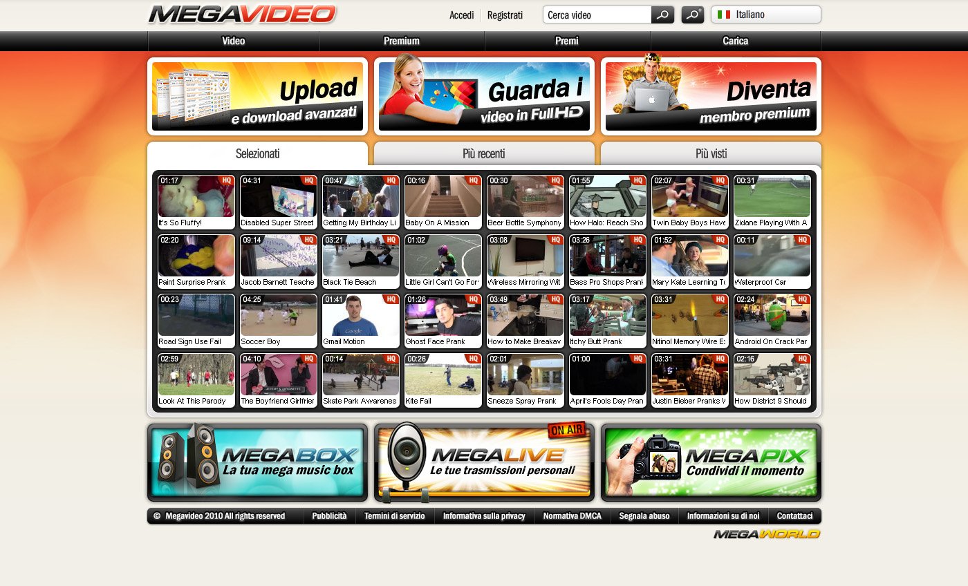 Megavideo website new arrivals