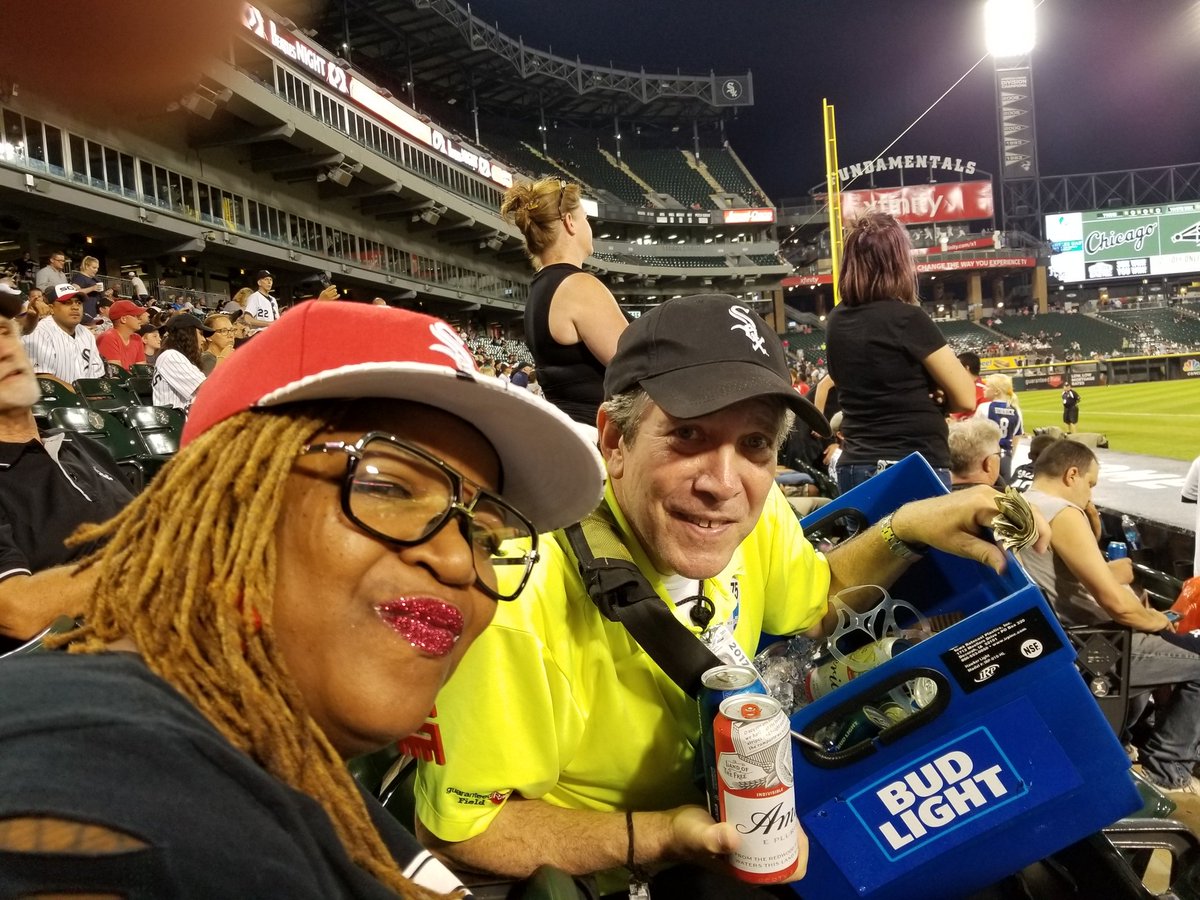 Inta_Tain's tweet photo. Both these guys been working @whitesox since I was 13yrs old working #ANDYFRAIN at #ComiskyPark was good to see them still thriving #SoxChic https://t.co/XdZWq8u95p