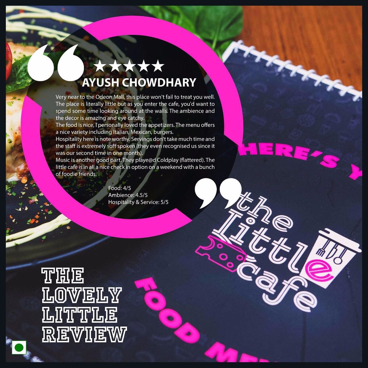 We at #TheLittleCafe serve our food with a dash of our not-so-secret ingredient – LOVE. Have you tasted it yet?
#TheLittleCafe #ALotOfLove
