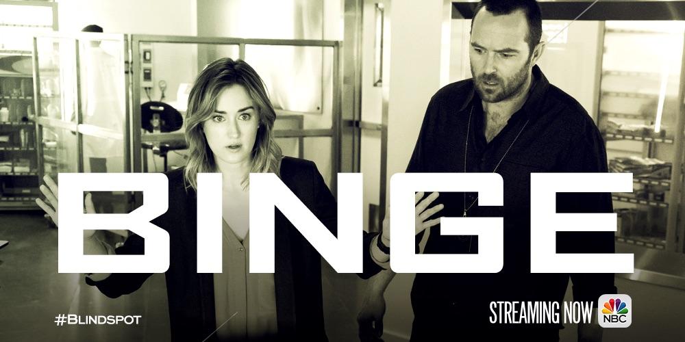 NBCBlindspot's tweet photo. Everyone just stop what you're doing and watch #Blindspot now on the @NBC App. https://t.co/4tQxyXCPns https://t.co/EUVDiTakNl