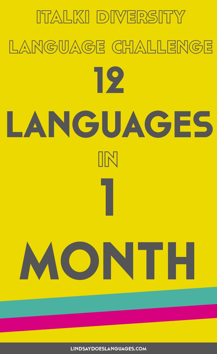 hardwaylanguage's tweet photo. 12 Lessons in 12 Different Languages in 1 Month with the italki Diversity Language Challenge from @LDLanguages https://t.co/9XJdeS7mbo https://t.co/R8MDdzp7MM