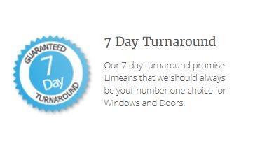 We have a 7 day turnaround for most of our #windows &amp; #doors. Well who wants to wait 5/6 weeks?! #unbeatable #value tradewindowsonline.com