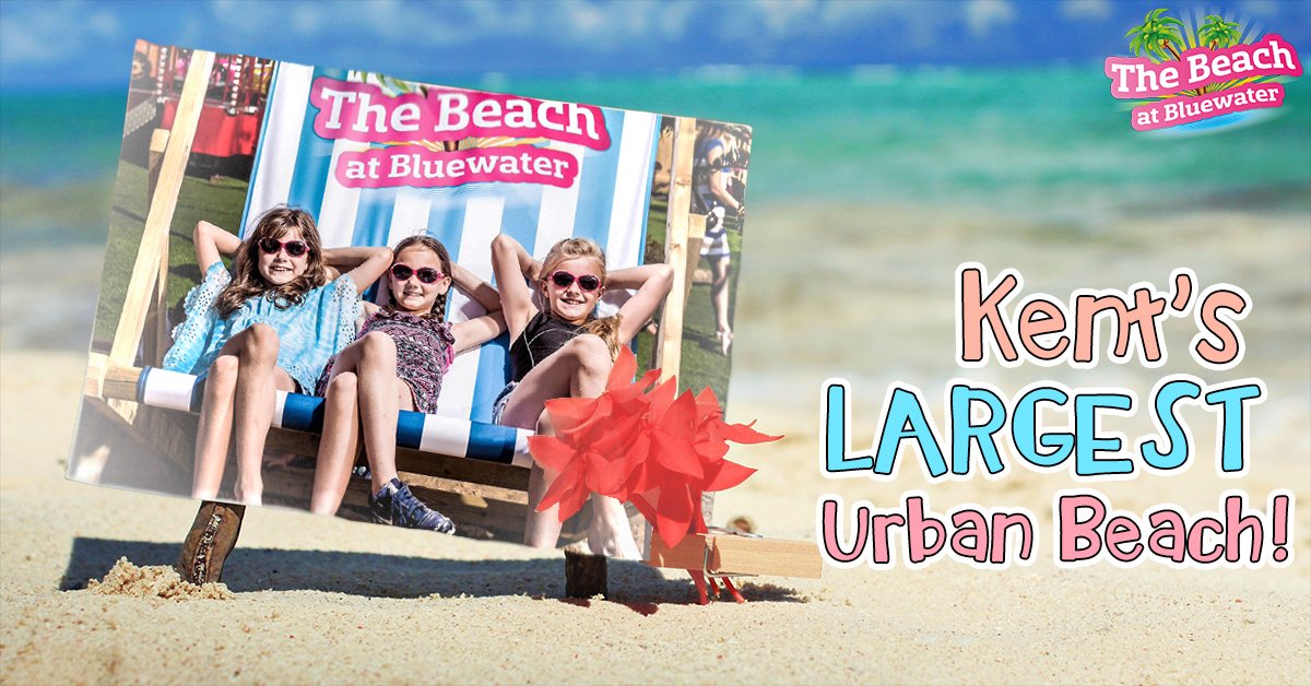beach_bluewater's tweet photo. Recreating the summer #seaside sensation in #Kent! Don’t forget your buckets, spades and swimming cossies! https://t.co/Sjc6oIoDEI #Beach https://t.co/ZbnUCmy5mV