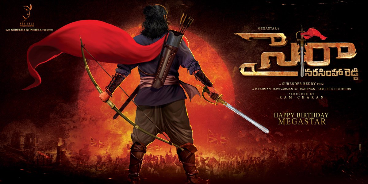 KonidelaPro's tweet photo. #SyeRaaNarasimhaReddy https://t.co/E9D2vTW2Se