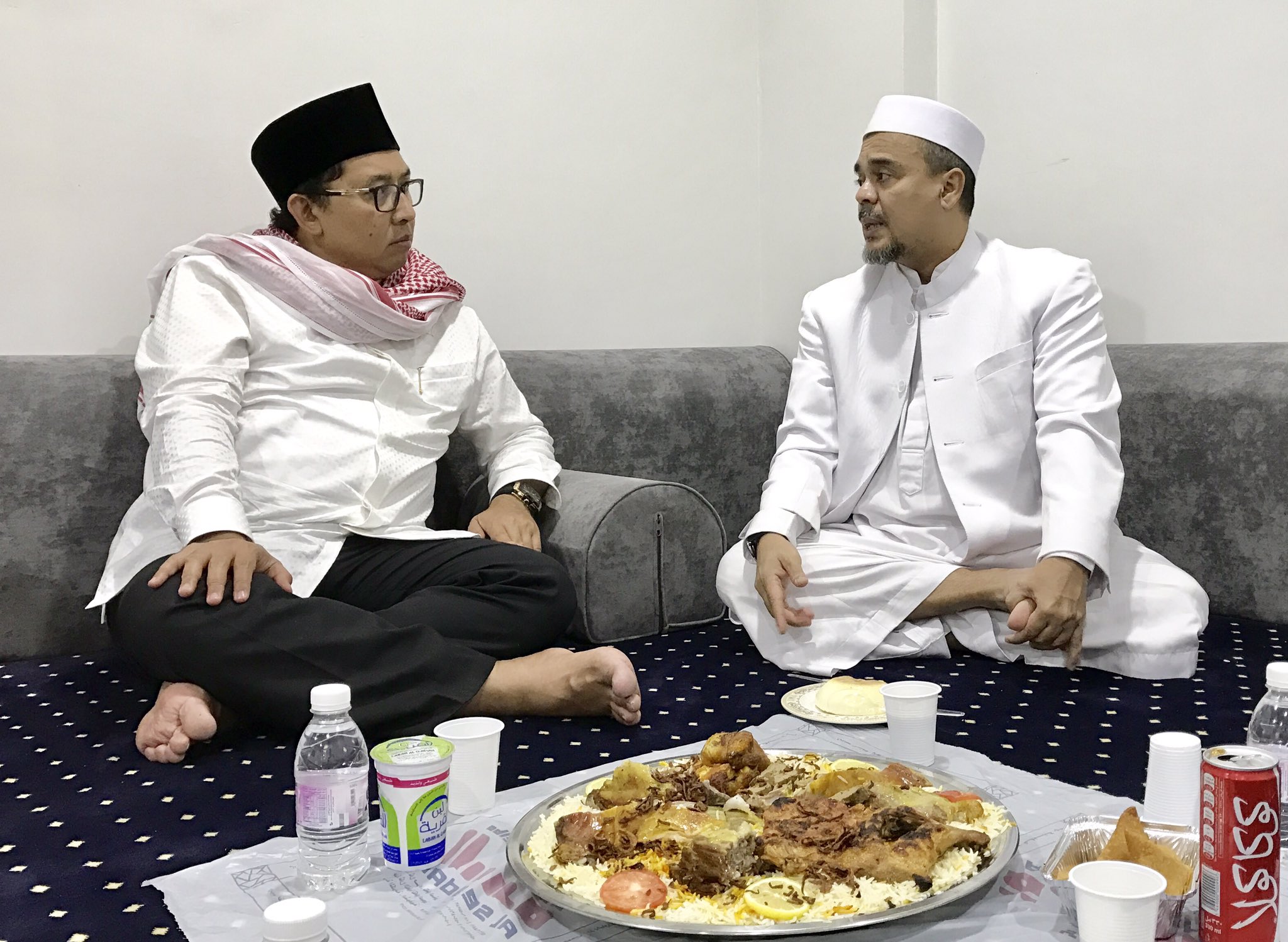 Fadli Zon dan Rizieq Shihab 