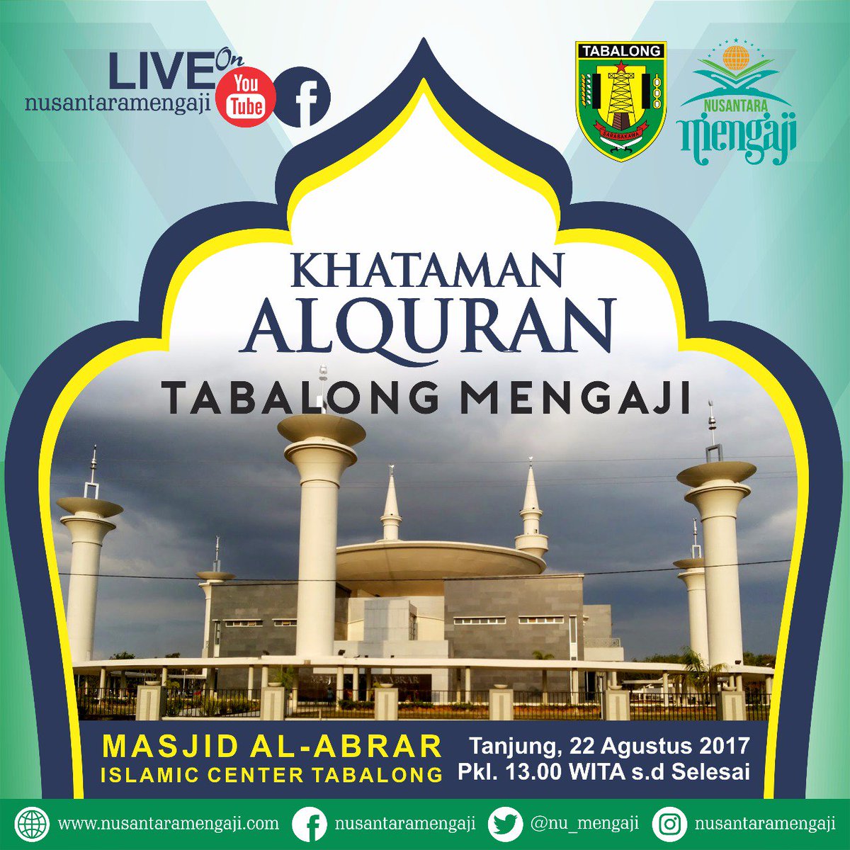 twibiindo_OFC's tweet photo. Selamat dan Sukses atas terselenggarahnya #TabalongMengaji https://t.co/V1gxeYyHpQ