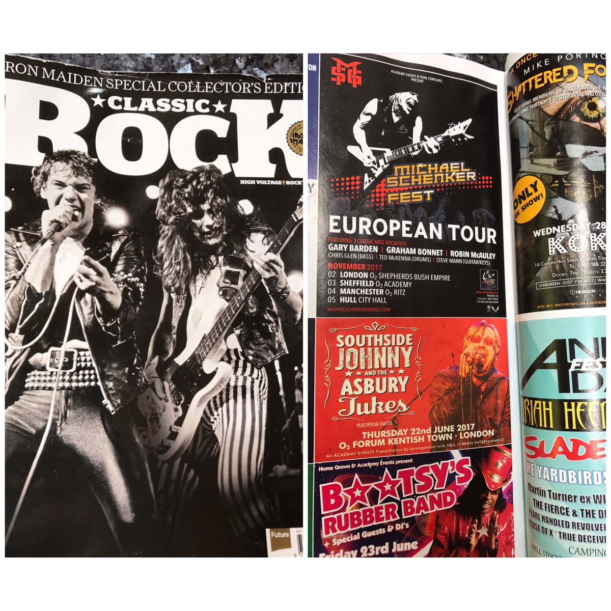 mark_pascall's tweet photo. @MW_Schenker tour ad in @ClassicRockMag July issue @Departeduk main support! @o2sbe @O2AcademySheff @O2RitzManc @CityHallHull #areyouready https://t.co/f7TWectCG8