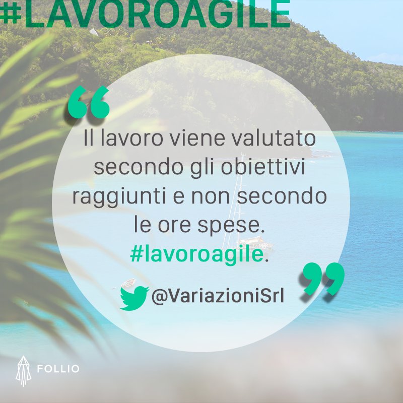 il #lavoroagile secondo voi! via <a href="/VariazioniSrl/">Variazioni Srl</a>