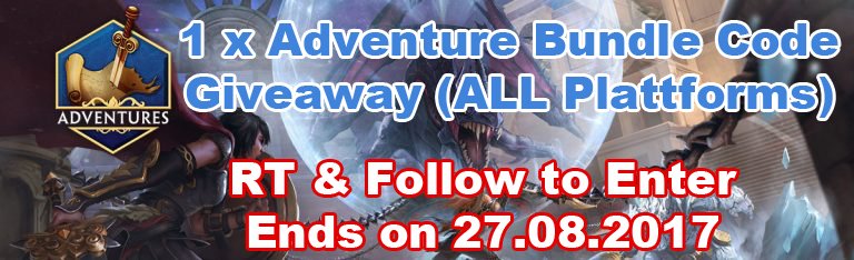 MrNone_lp's tweet photo. 3 Giveaways at the same Time? WHAT?! / 1 x ADVENTURE BUNDLE CODE GIVEAWAY! (All Plattforms) / RT &amp; Follow to Enter / Ends on 27.08.2017 / https://t.co/MmCQhPzoZl