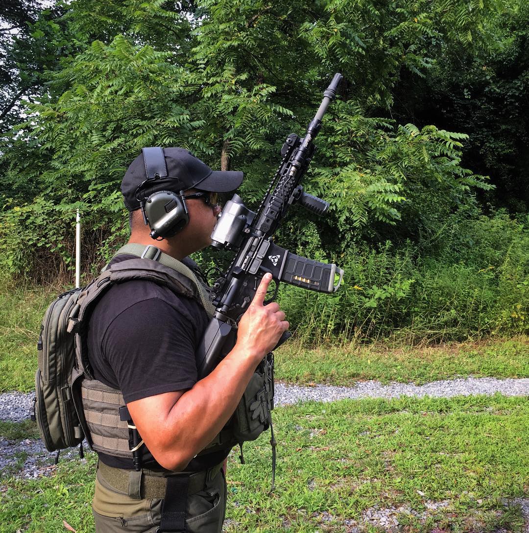 OPSMENTECH's tweet photo. #EARMOR in action! Thanks @1legion_superfly, regular training with #M32
#headset #hearingprotector #shootingrange #ar15 #realsteel #earmuff https://t.co/cQysz0uJZh
