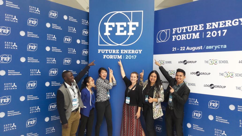 Our future! @TheDOSchool_org alumni spiritedly embracing the challenge of future energy at #FEF2017