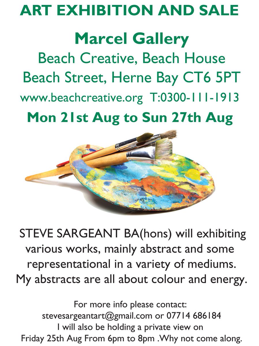 Original Prints &amp; Paintings <a href="/BeachCreative/">Beach Creative CIC</a> this week, PV's 6-8pm Fri 25th all welcome <a href="/HelloHerneBay/">Hello Herne Bay</a> <a href="/buyinthebayhb/">Buy in the Bay</a> <a href="/EnjoyCanterbury/">Follow @VisitCanterbury</a>