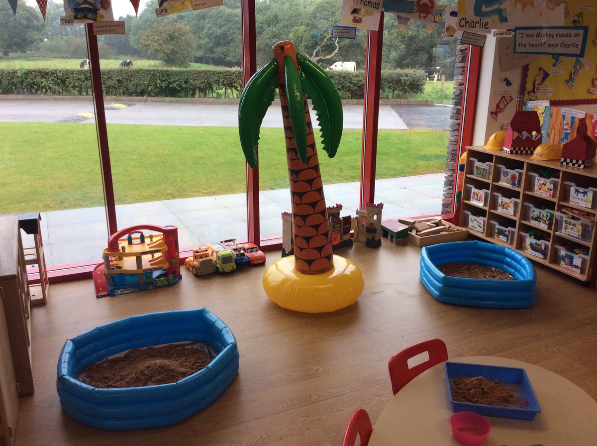 Ashbridge2to3's tweet photo. The beach party is in full swing today 🏝🎉🎈😁🎊 #beachparty #messyplay #rainbathing https://t.co/PuDGZeC15m