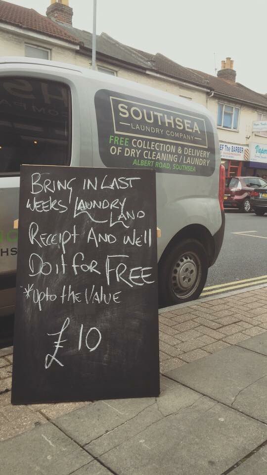 southsealaundry's tweet photo. Hurry limited time only !!!! https://t.co/t9xd425zuE